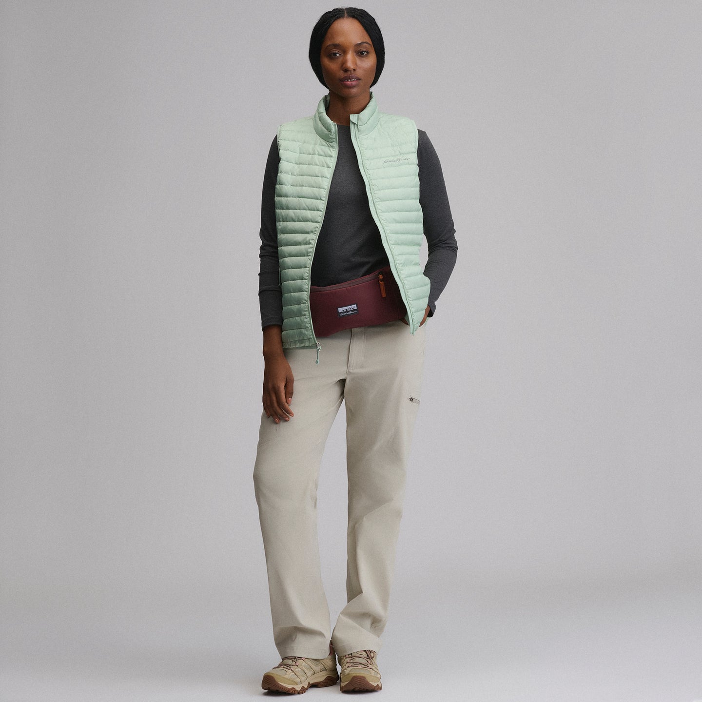Microlight Down Vest-Limestone-16