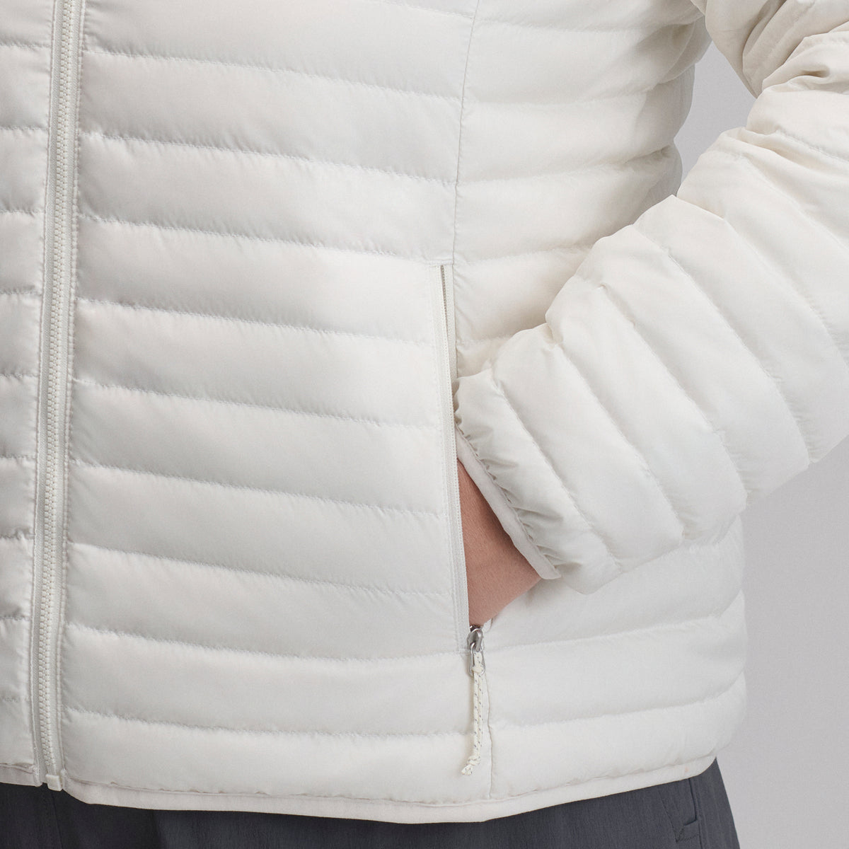 Women's Microlight Hooded Down Jacket-Shell-28