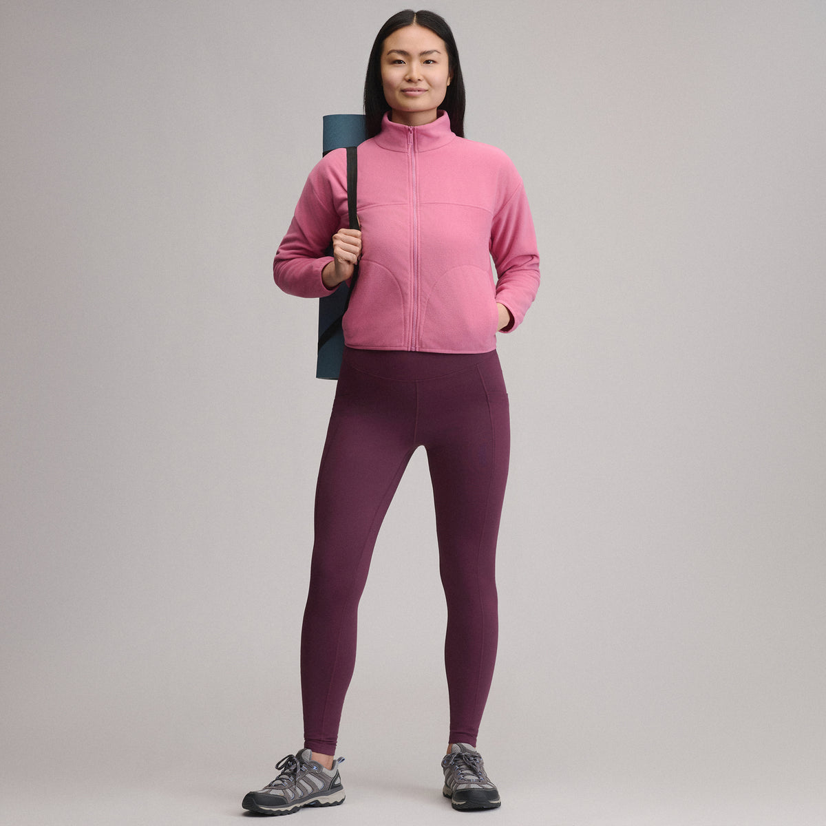 Women's Microlight Hooded Down Jacket-Ice-4