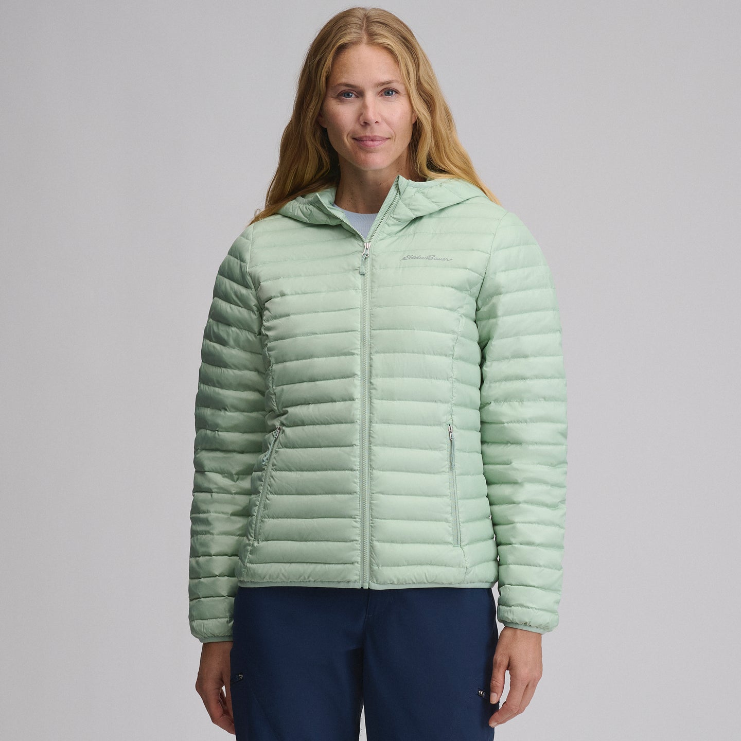 Microlight Hooded Down Jacket-Limestone-6