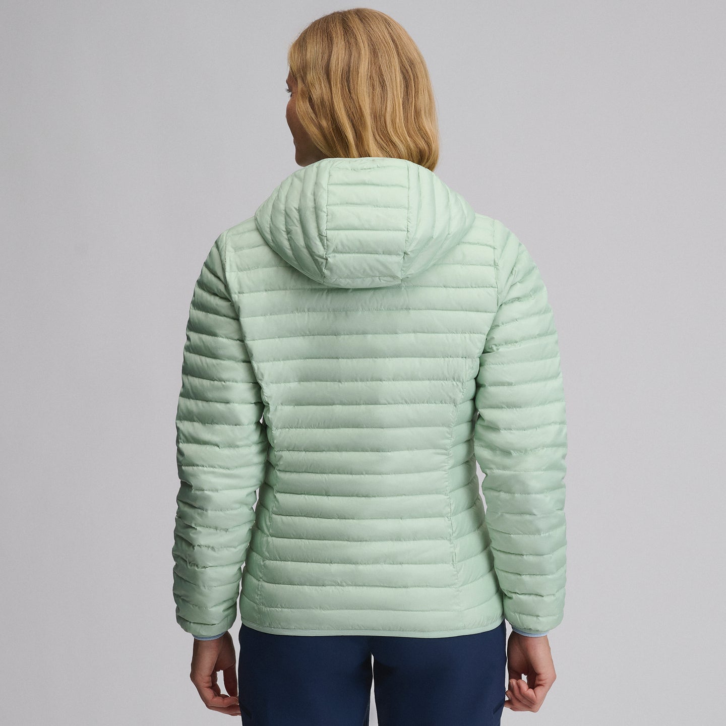 Microlight Hooded Down Jacket-Limestone-7