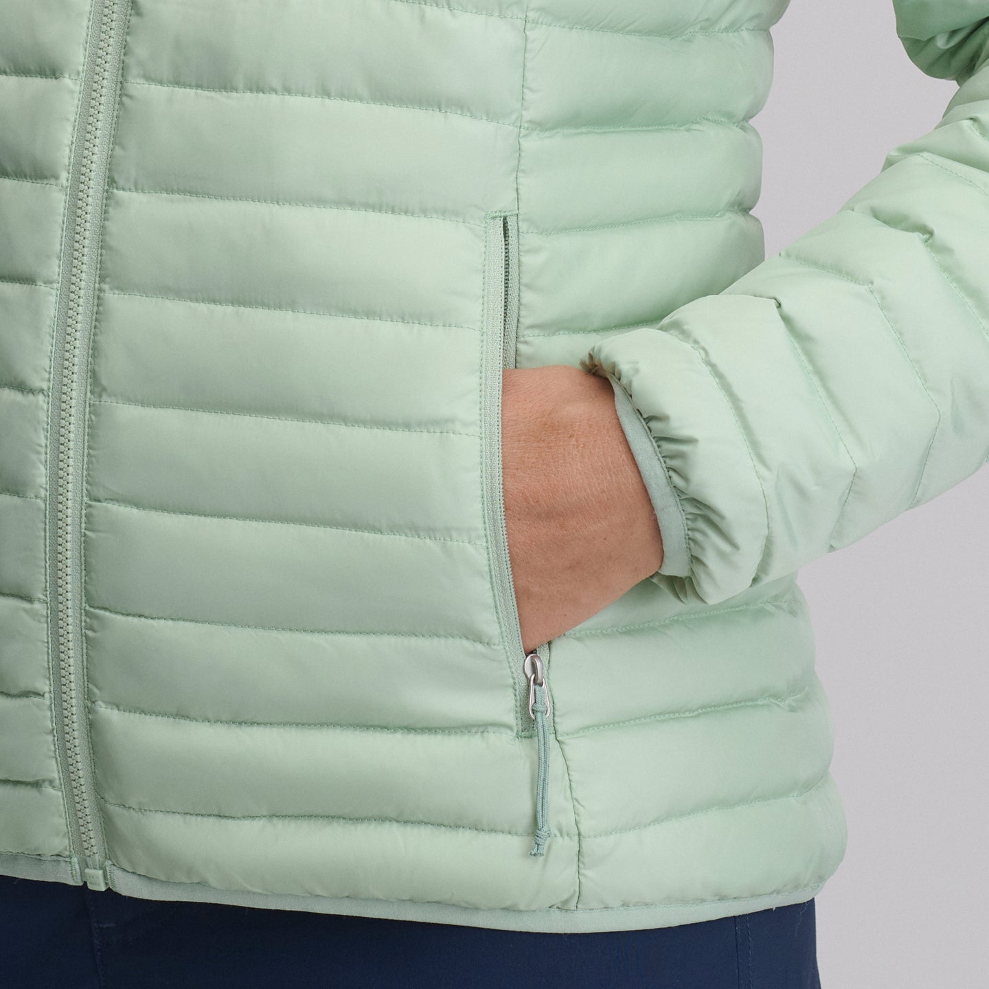 Microlight Hooded Down Jacket-Limestone-8