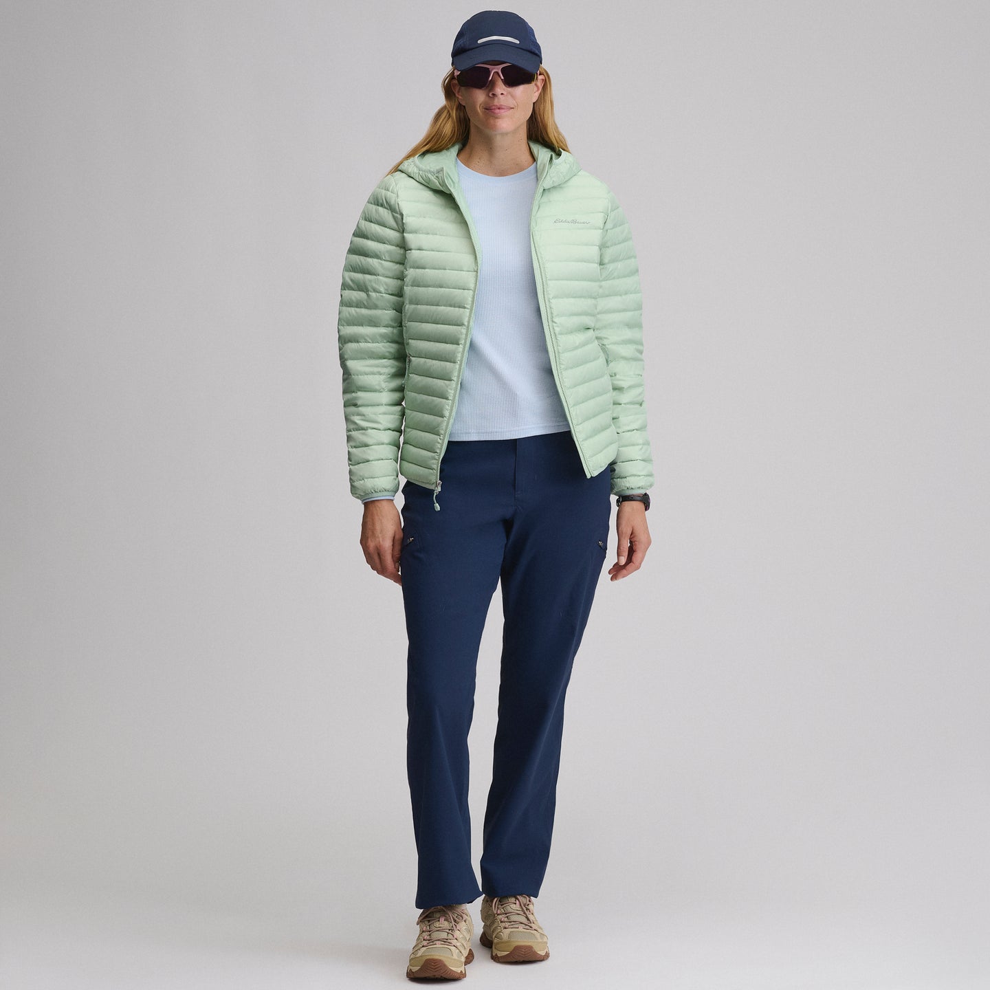 Microlight Hooded Down Jacket-Limestone-10