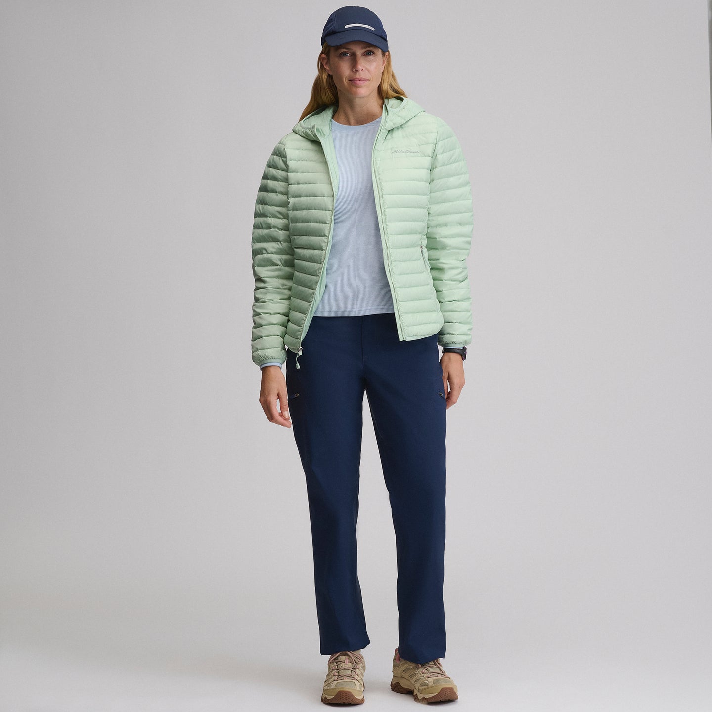 Microlight Hooded Down Jacket-Limestone-11