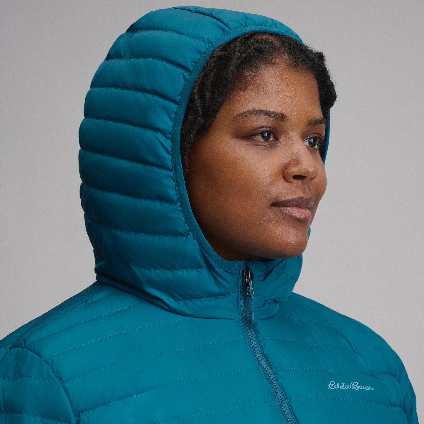 Women's Microlight Parka-Meridian Blue-7
