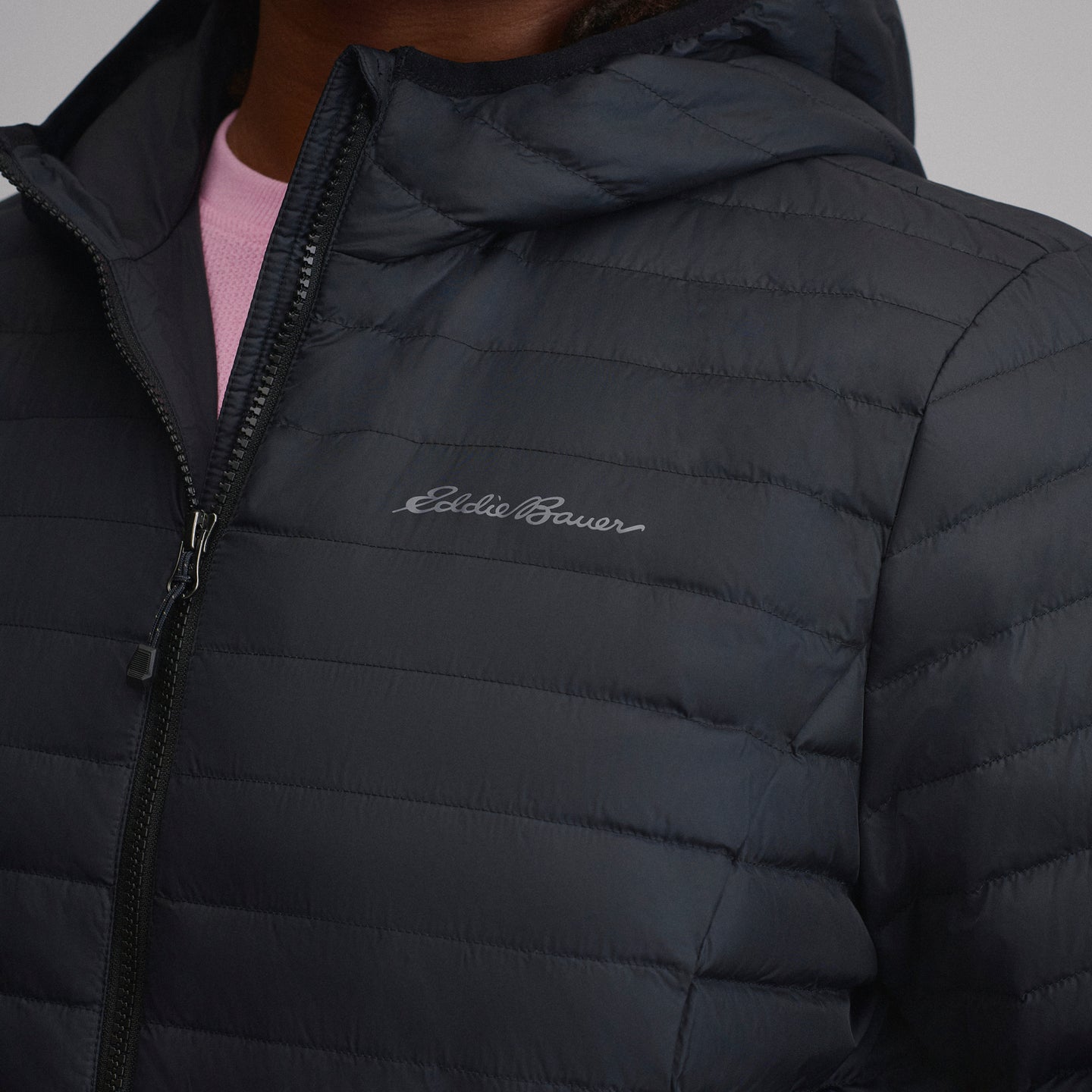 Women's Microlight Parka-Black-13
