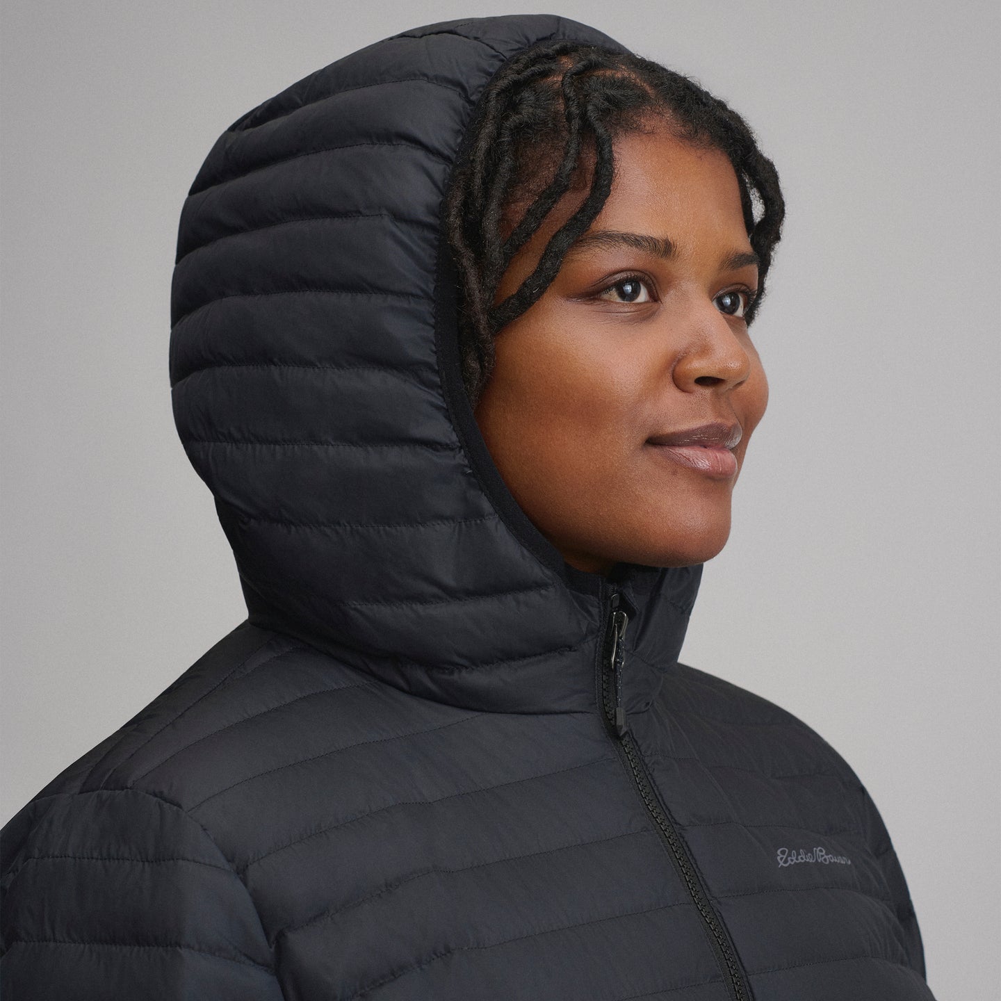 Women's Microlight Parka-Black-14