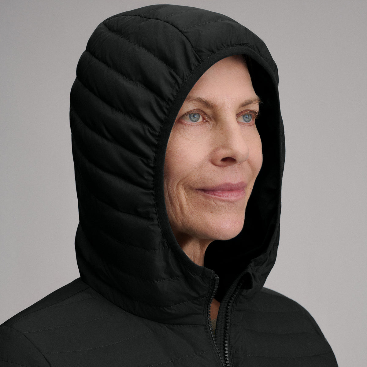 Women's Microlight Parka-Black-3