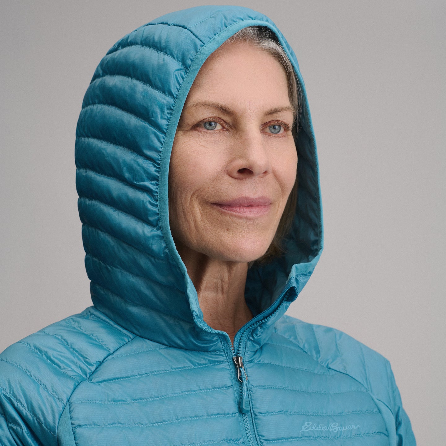 Women's MicroTherm® 2.0 Down Hooded Jacket-Azure-4