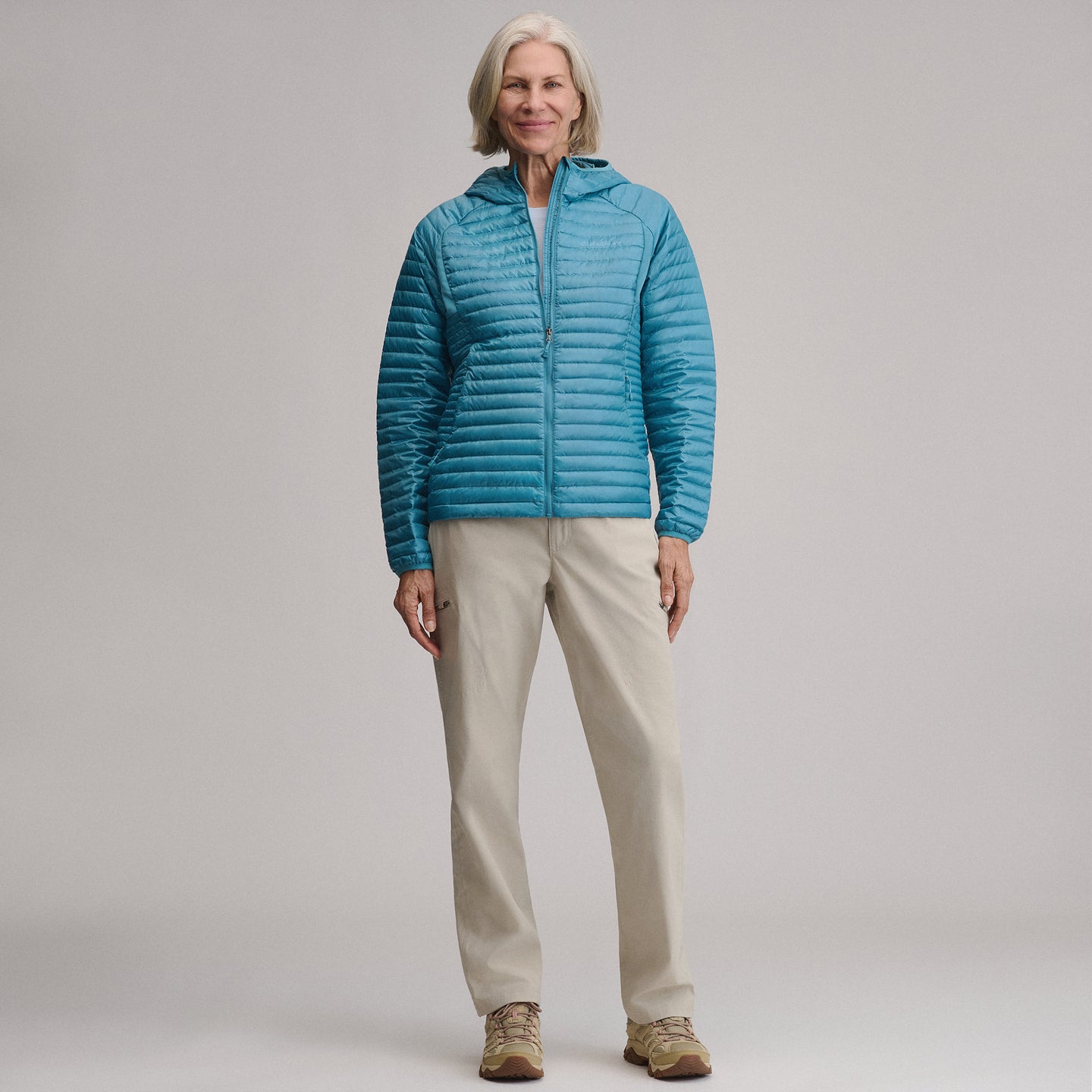 Women's MicroTherm® 2.0 Down Hooded Jacket-Azure-5