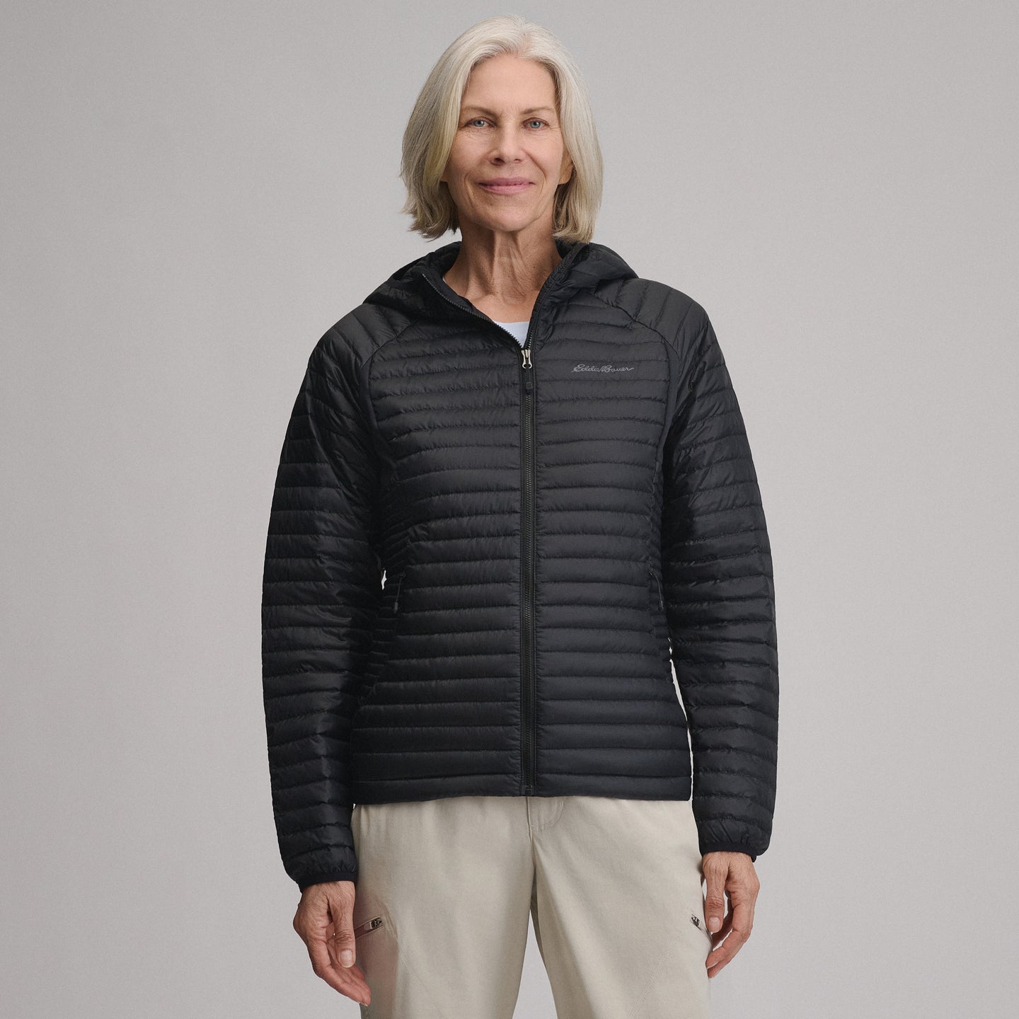 Women's MicroTherm® 2.0 Down Hooded Jacket-Black-6