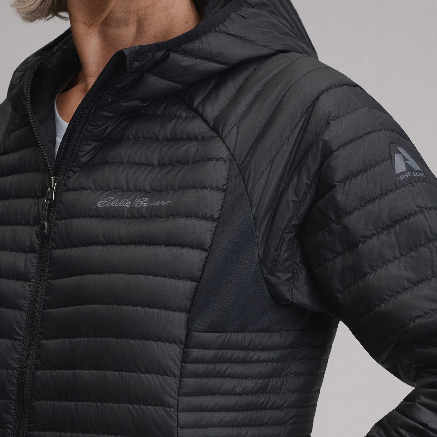 Women's MicroTherm® 2.0 Down Hooded Jacket-Black-8
