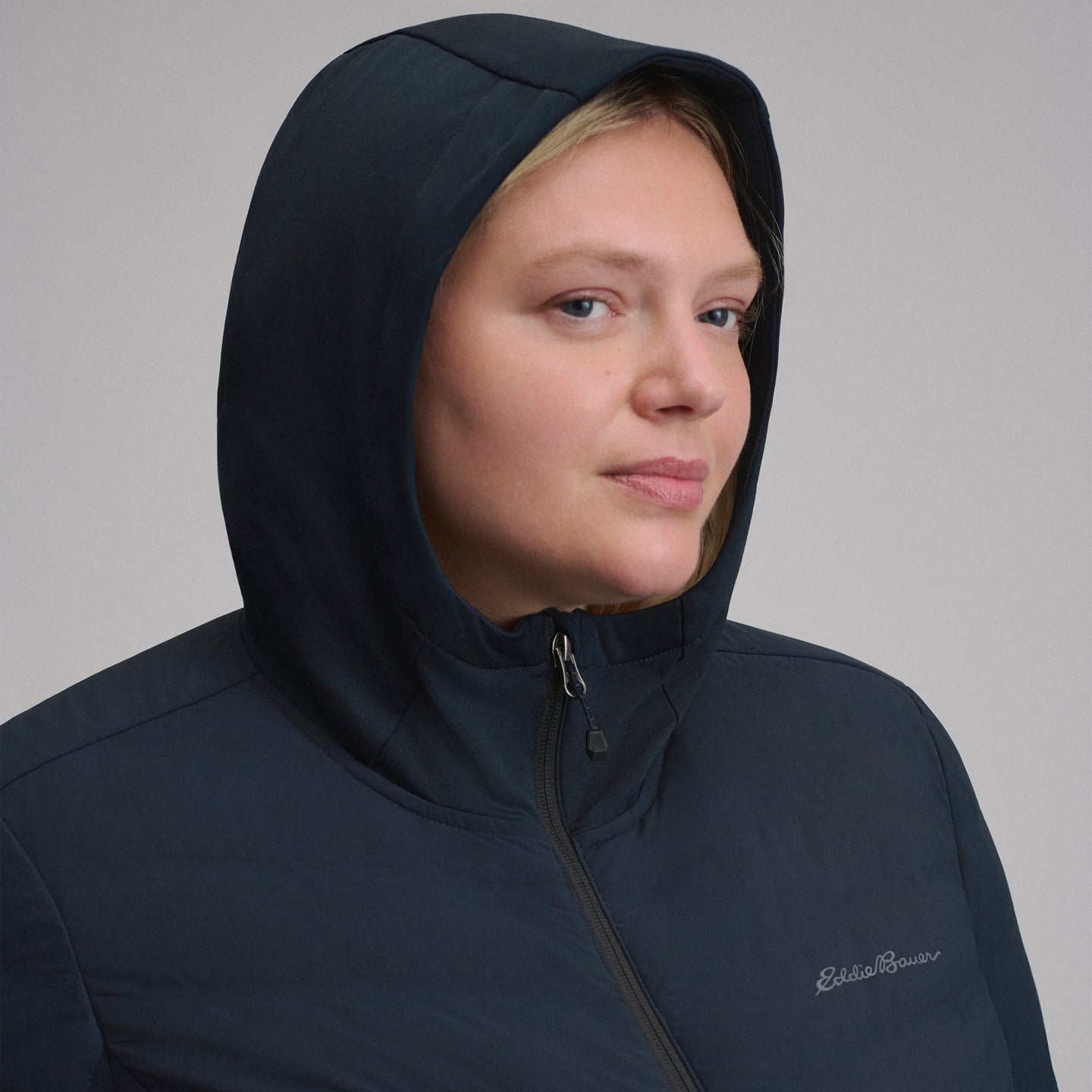Women's Motionloft Hybrid Down Jacket-Black-7