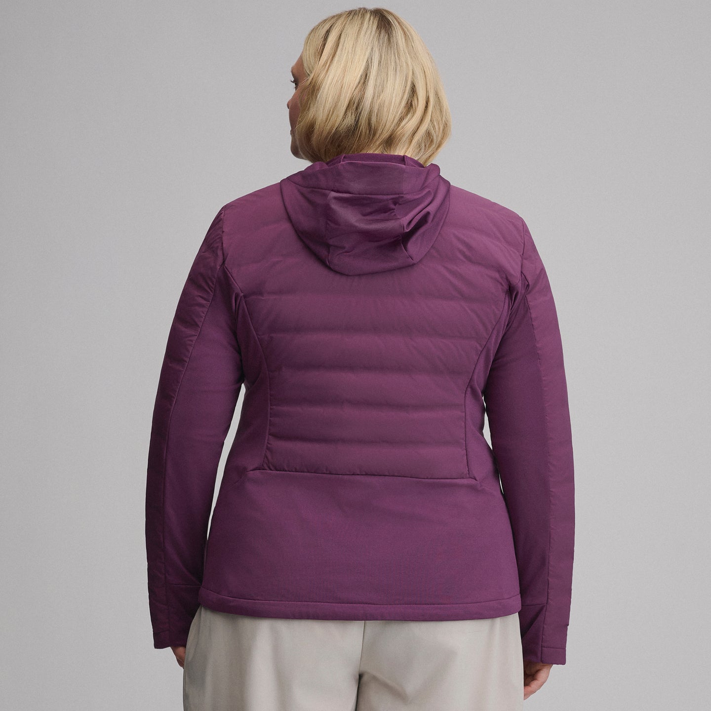 Women's Motionloft Hybrid Down Jacket-Rosewood-13