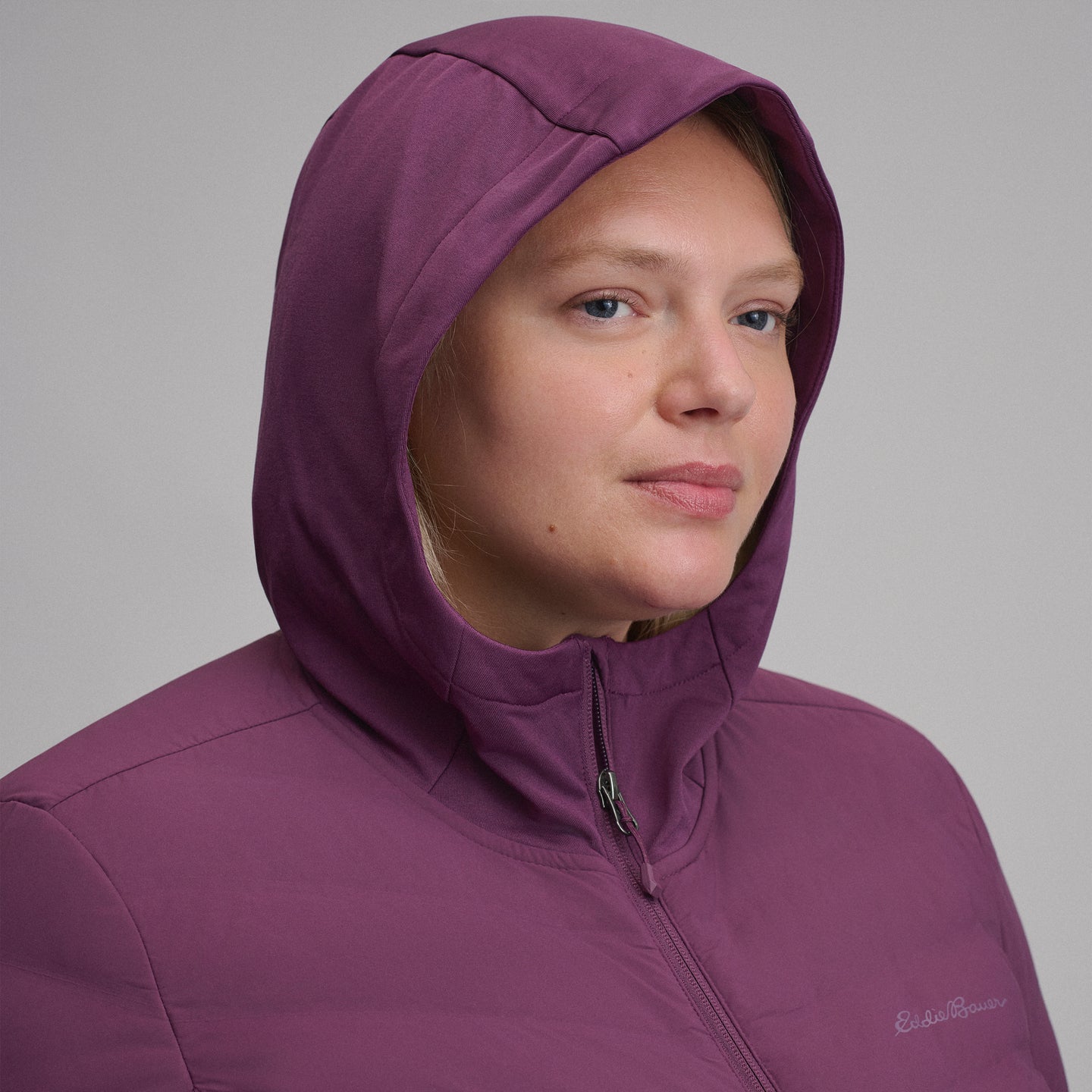 Women's Motionloft Hybrid Down Jacket-Rosewood-15