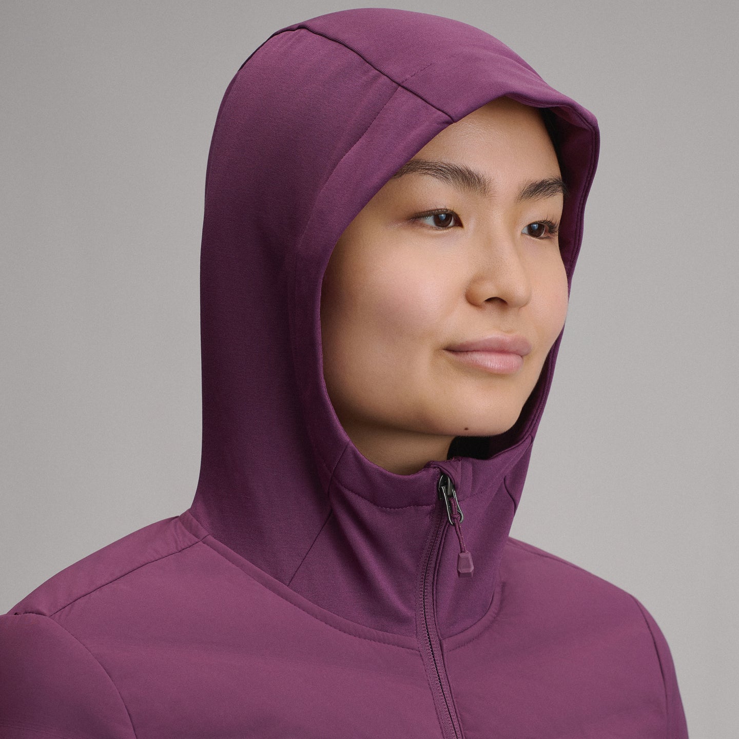 Women's Motionloft Hybrid Down Jacket-Rosewood-17