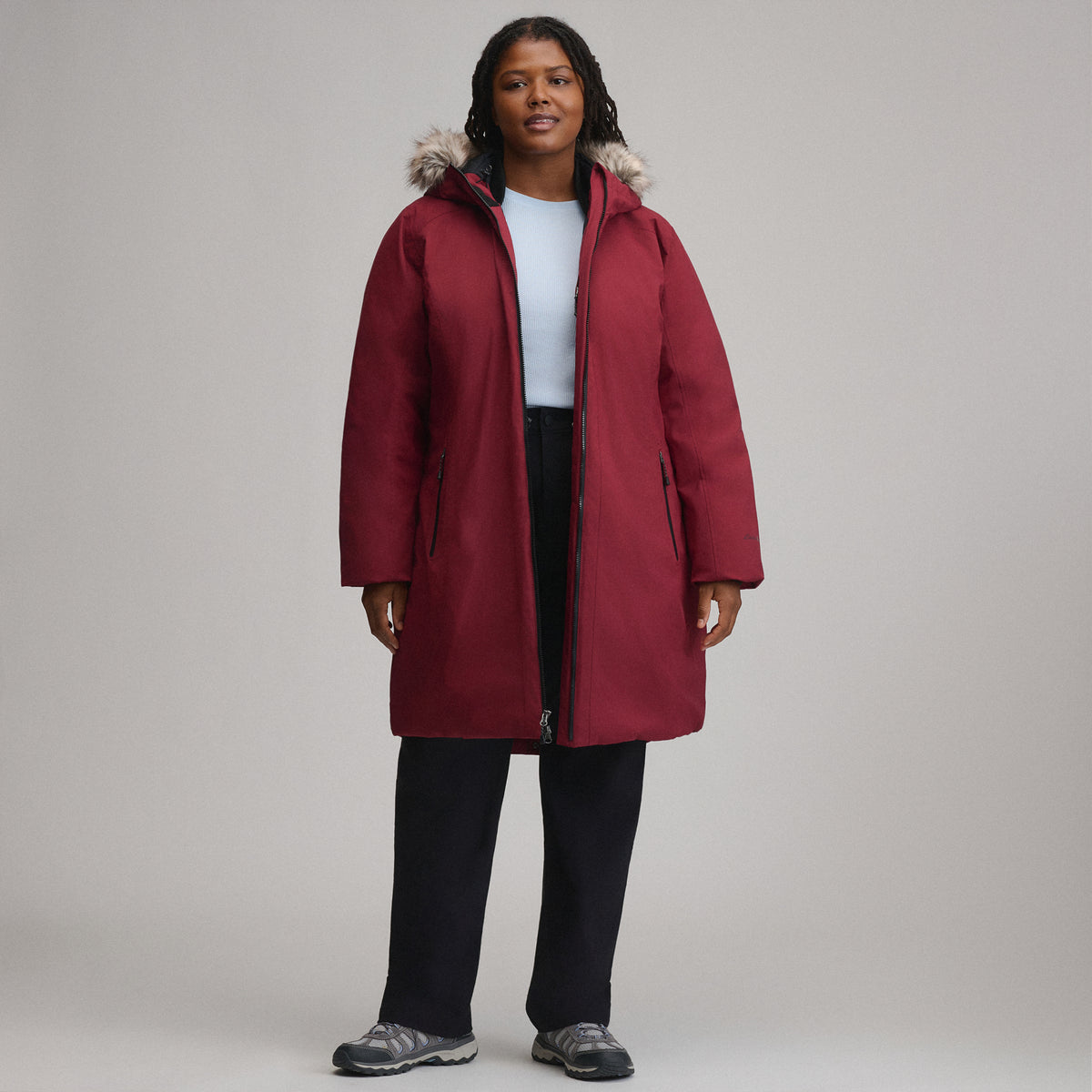 Women's Olympia Waterproof Down Stadium Coat-Blossom-10