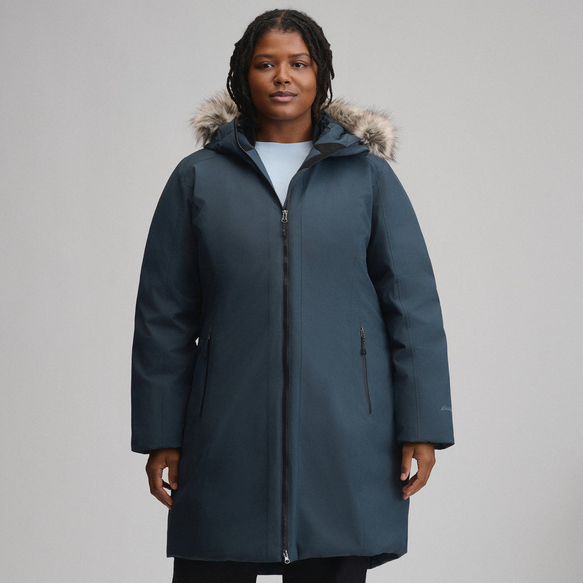 Women's Olympia Waterproof Down Stadium Coat-Storm-11