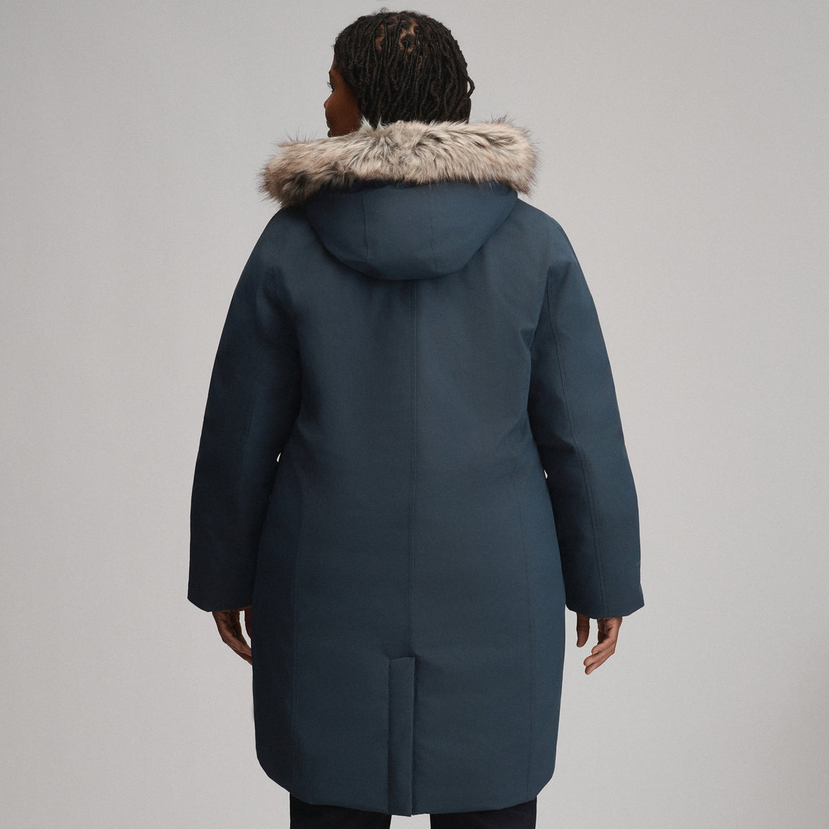 Women's Olympia Waterproof Down Stadium Coat-Storm-12