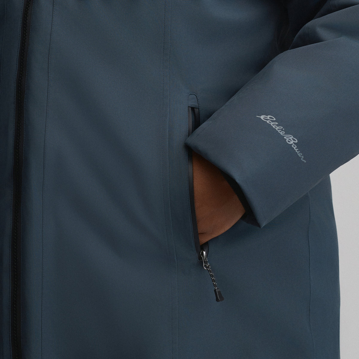 Women's Olympia Waterproof Down Stadium Coat-Storm-13