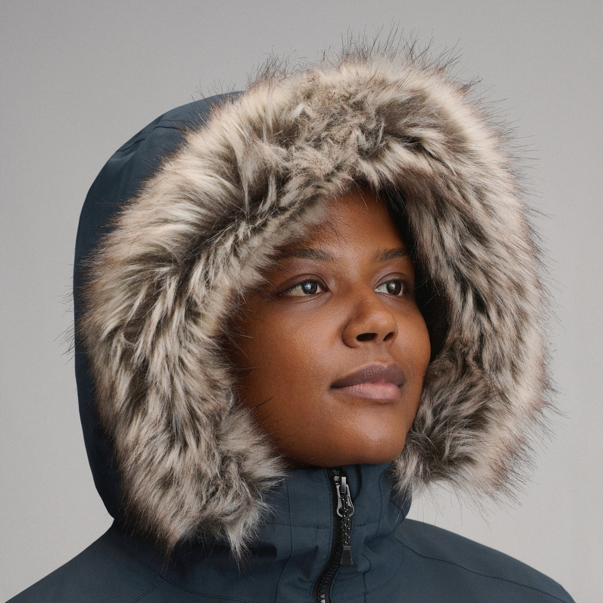 Women's Olympia Waterproof Down Stadium Coat-Storm-14