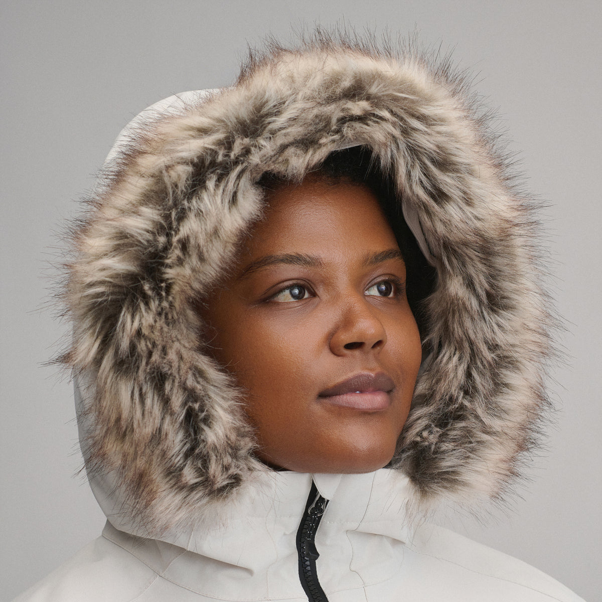 Women's Olympia Waterproof Down Stadium Coat-Vapour-19