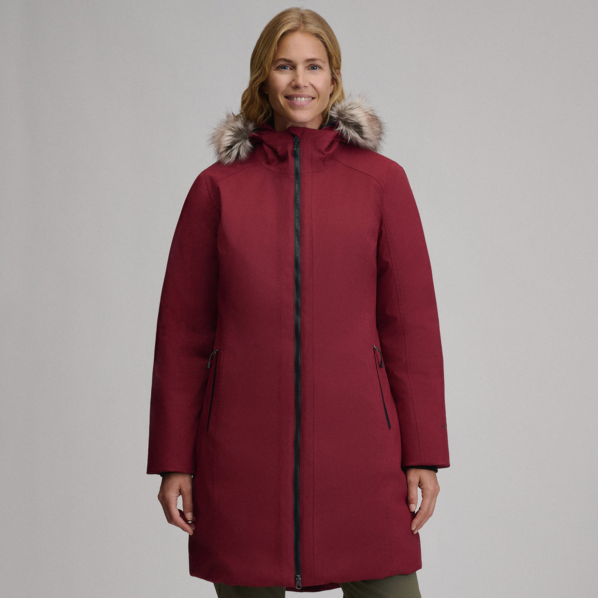 Women's Olympia Waterproof Down Stadium Coat-Blossom-6