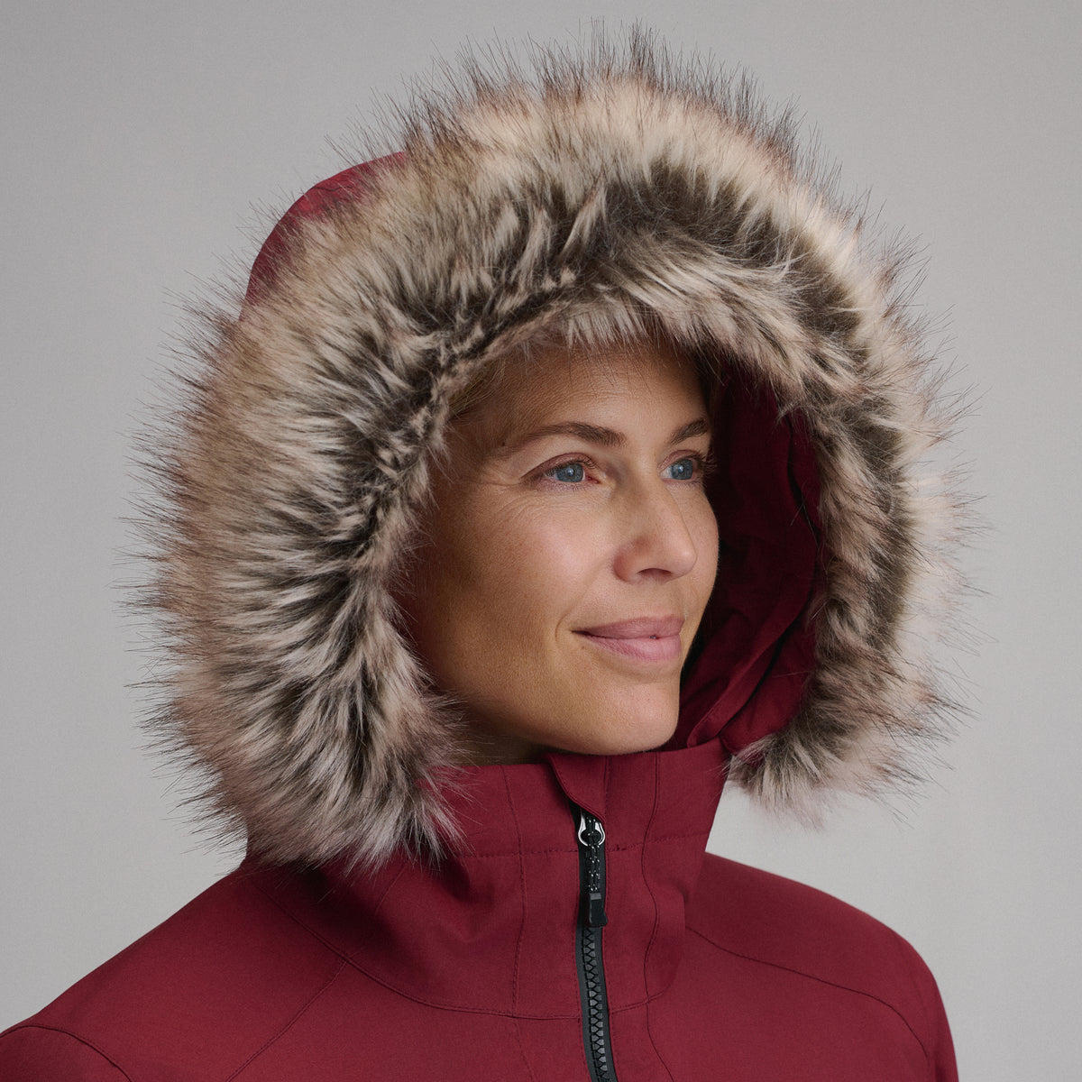 Women's Olympia Waterproof Down Stadium Coat-Blossom-9
