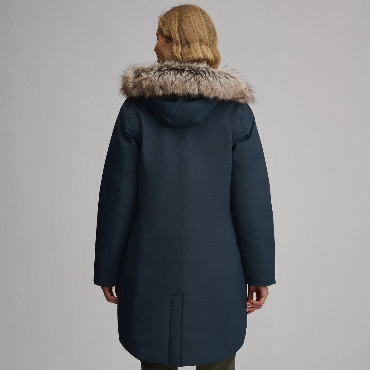 Women's Olympia Waterproof Down Stadium Coat-Storm-12