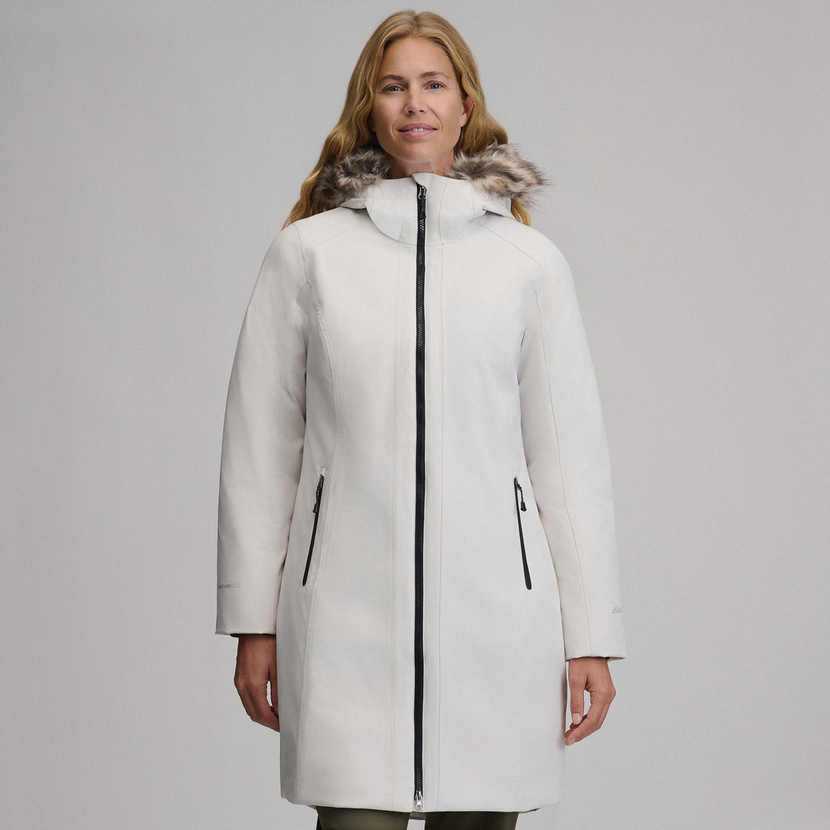 Women's Olympia Waterproof Down Stadium Coat-Vapour-16