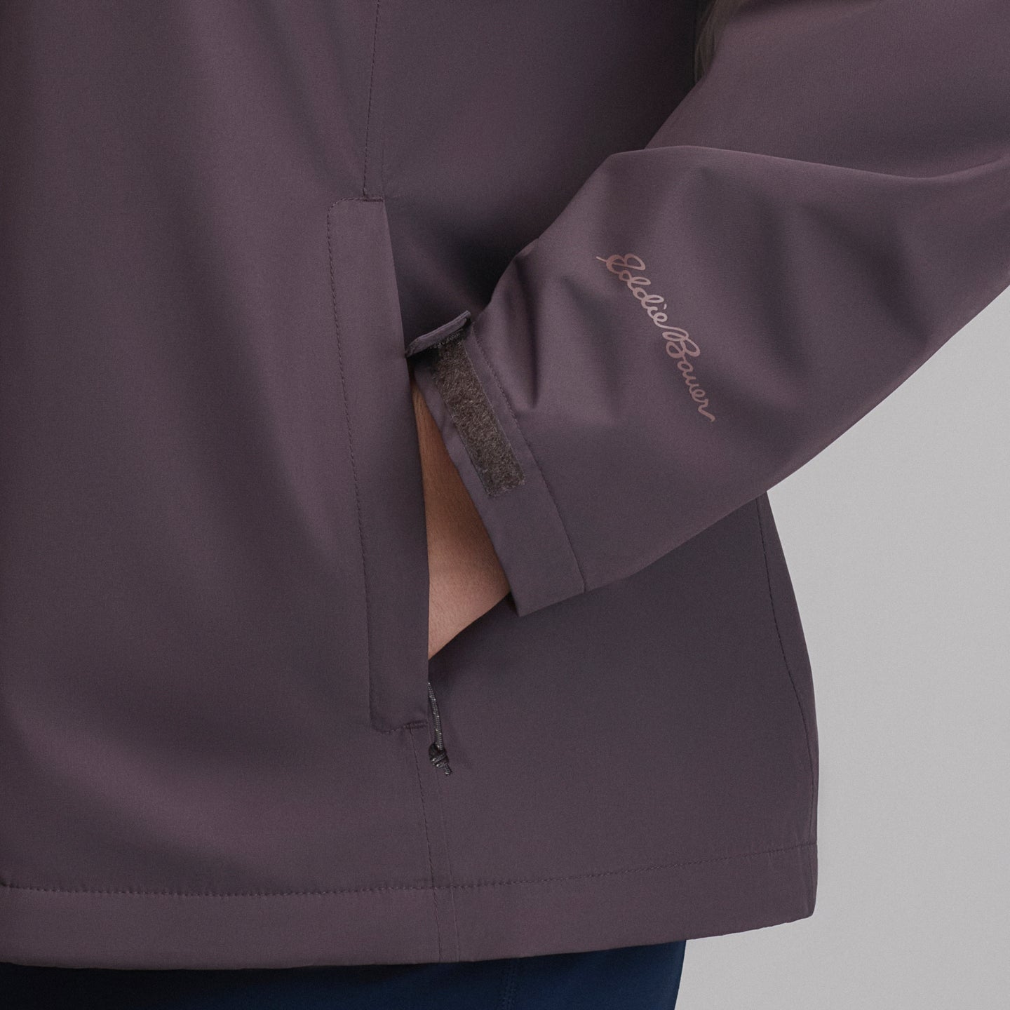 Women's Rainfoil® Waterproof Packable Hooded Rain Jacket-Aubergine-5