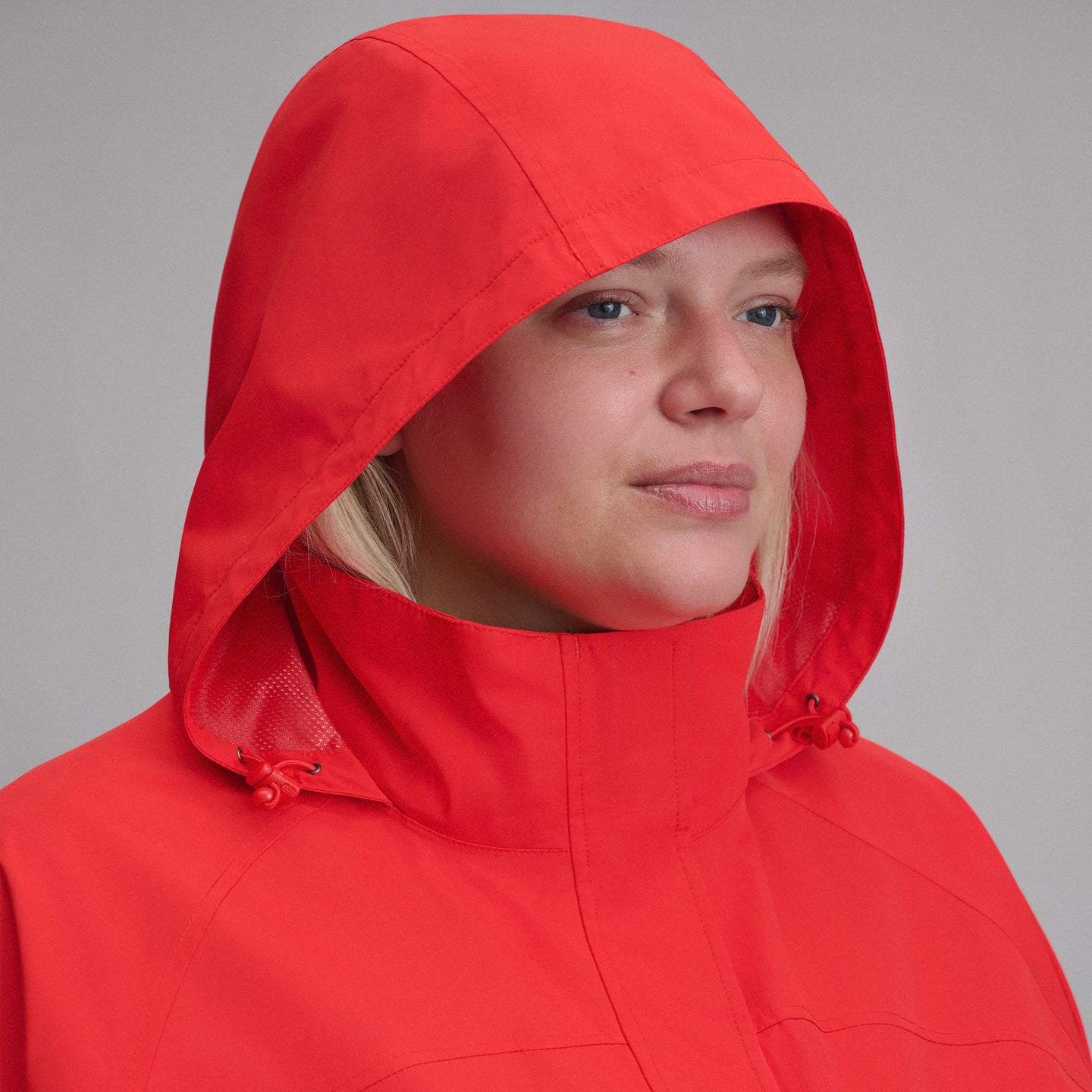 Women's Rainfoil® Waterproof Packable Hooded Rain Jacket-Cayenne-9