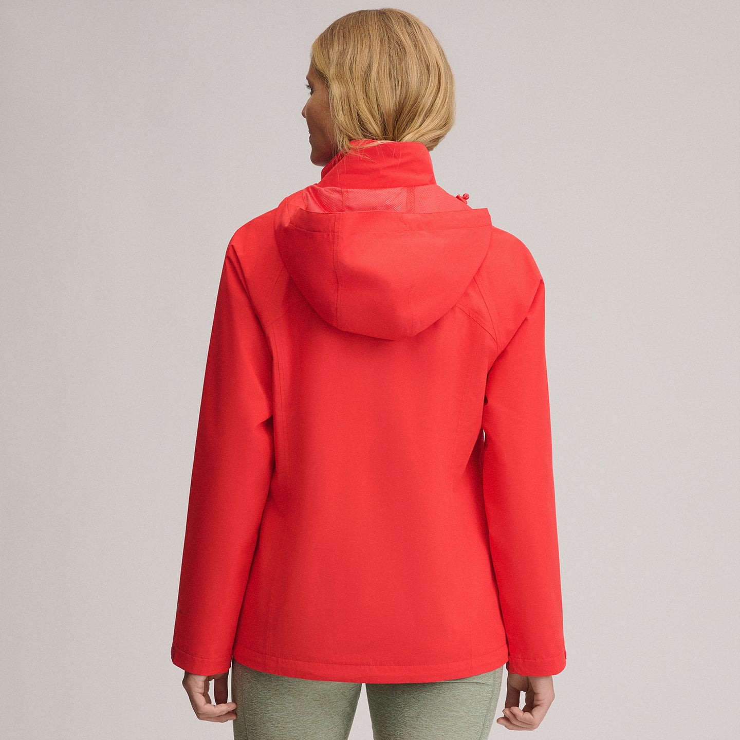 Women's Rainfoil® Waterproof Packable Hooded Rain Jacket-Cayenne-2