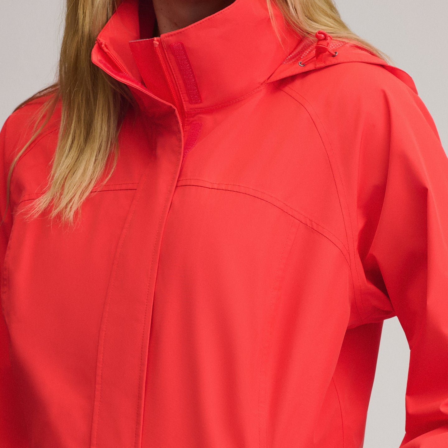 Women's Rainfoil® Waterproof Packable Hooded Rain Jacket-Cayenne-5