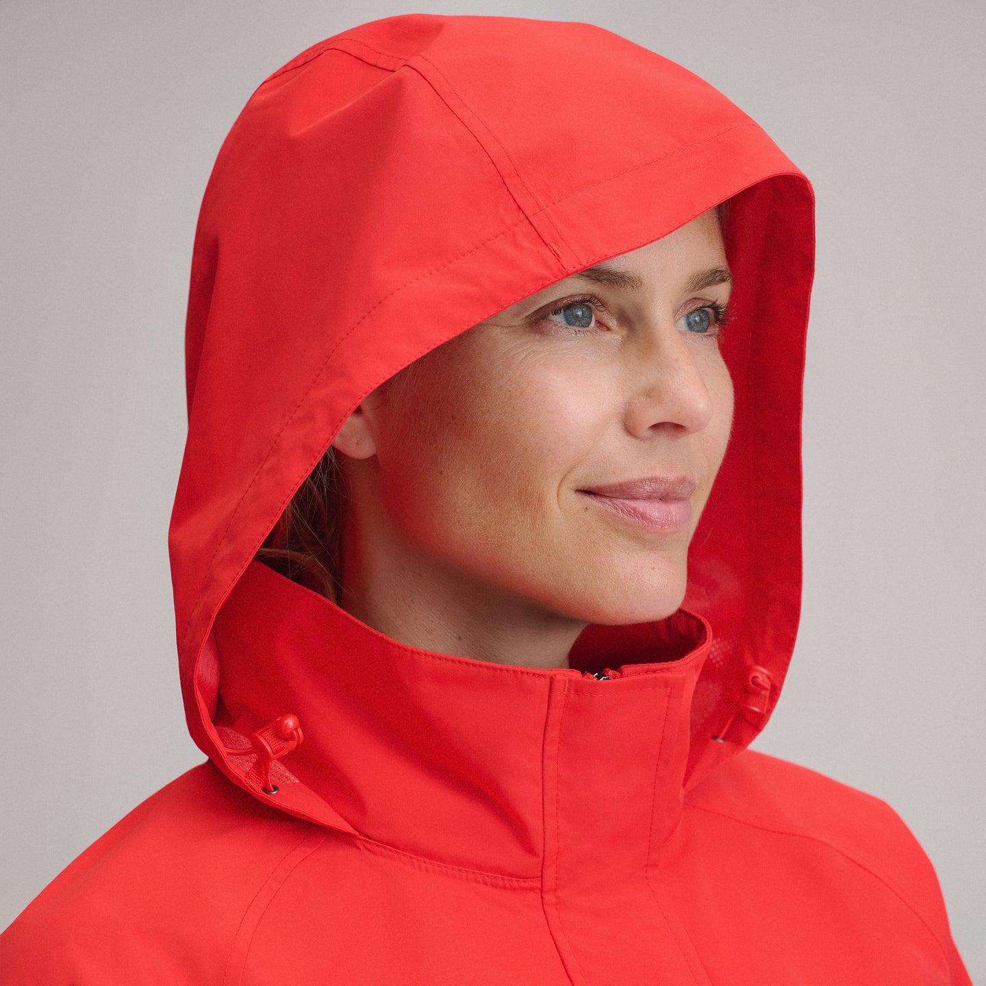 Women's Rainfoil® Waterproof Packable Hooded Rain Jacket-Cayenne-4