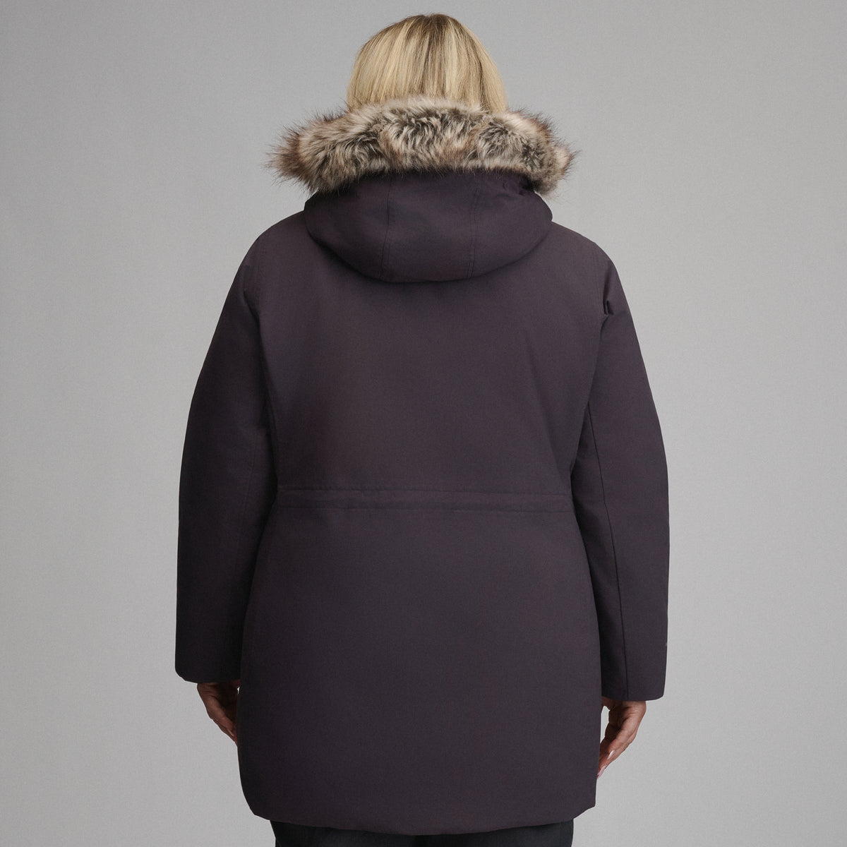 Women's Parka Superior Down-Aubergine-2
