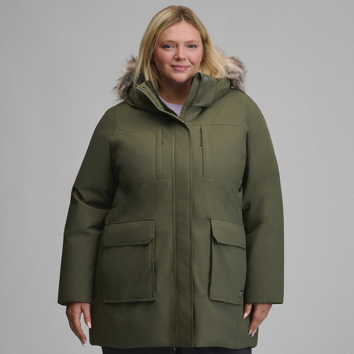 Women's Parka Superior Down-Dark Fatigue-11