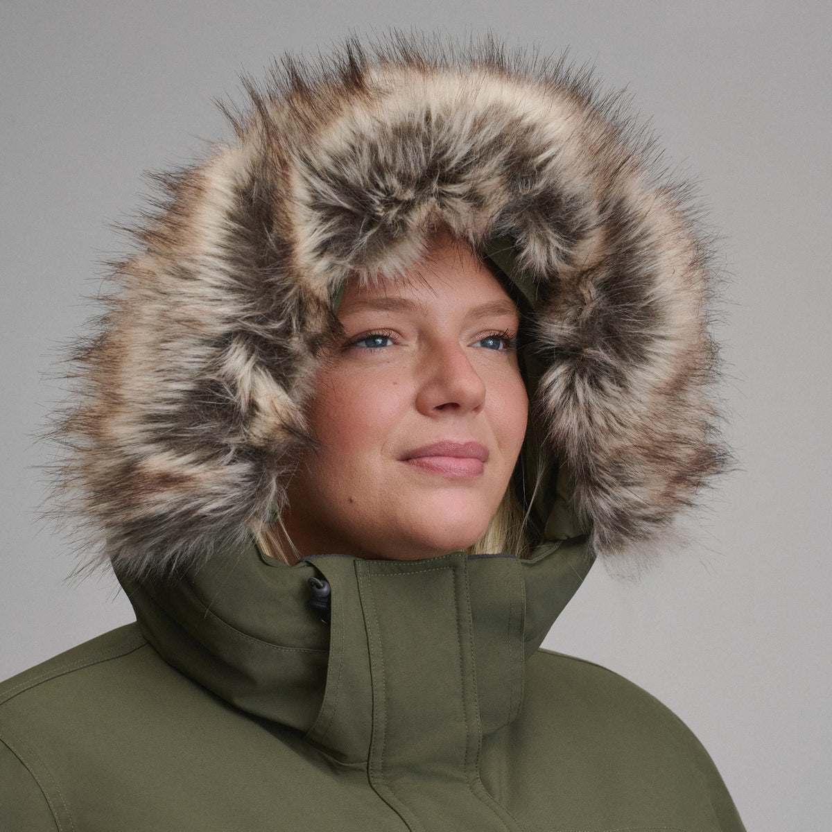 Women's Parka Superior Down-Dark Fatigue-14