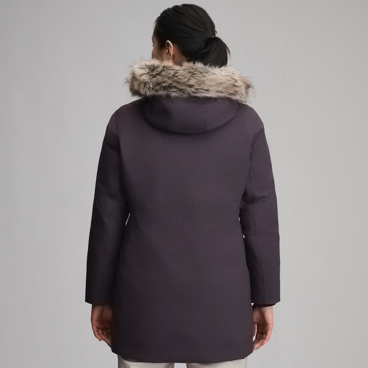 Women's Parka Superior Down-Aubergine-2