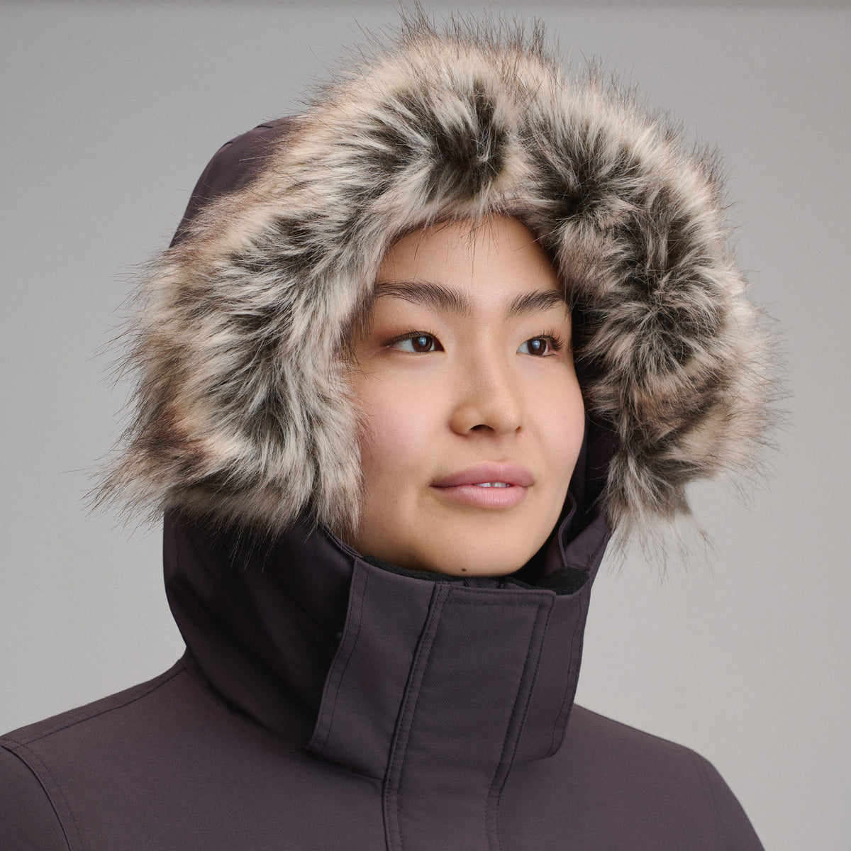 Women's Parka Superior Down-Aubergine-4