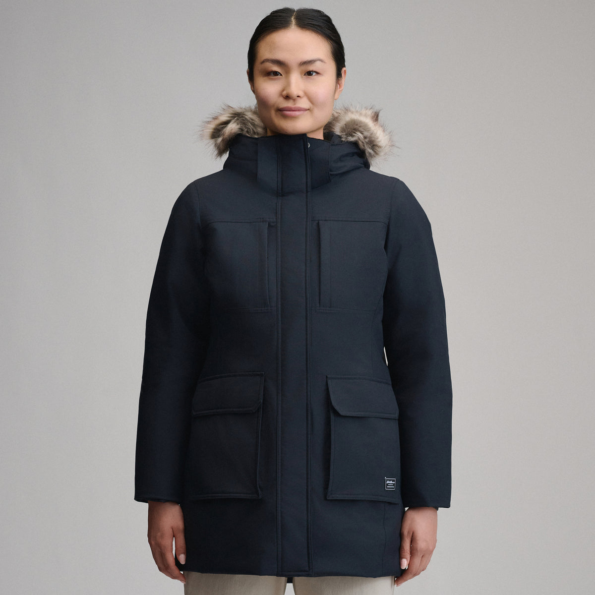 Women's Parka Superior Down-Black-6