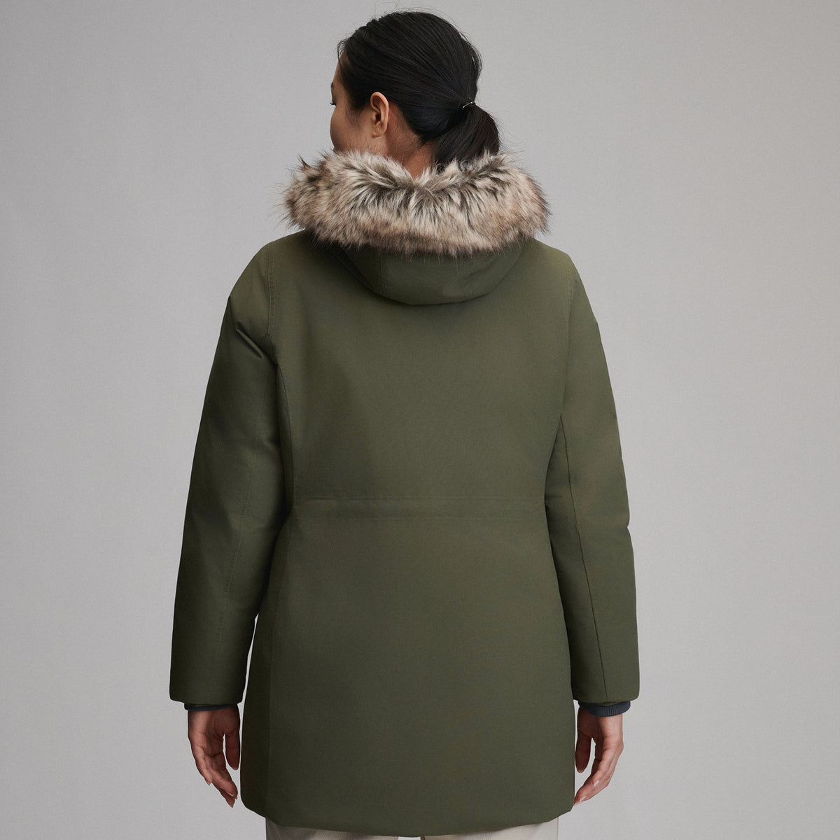 Women's Parka Superior Down-Dark Fatigue-12