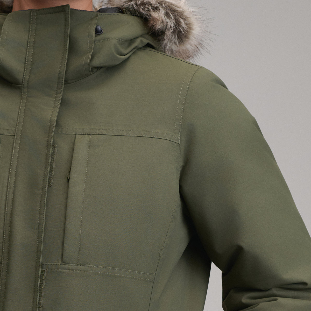 Women's Parka Superior Down-Dark Fatigue-13