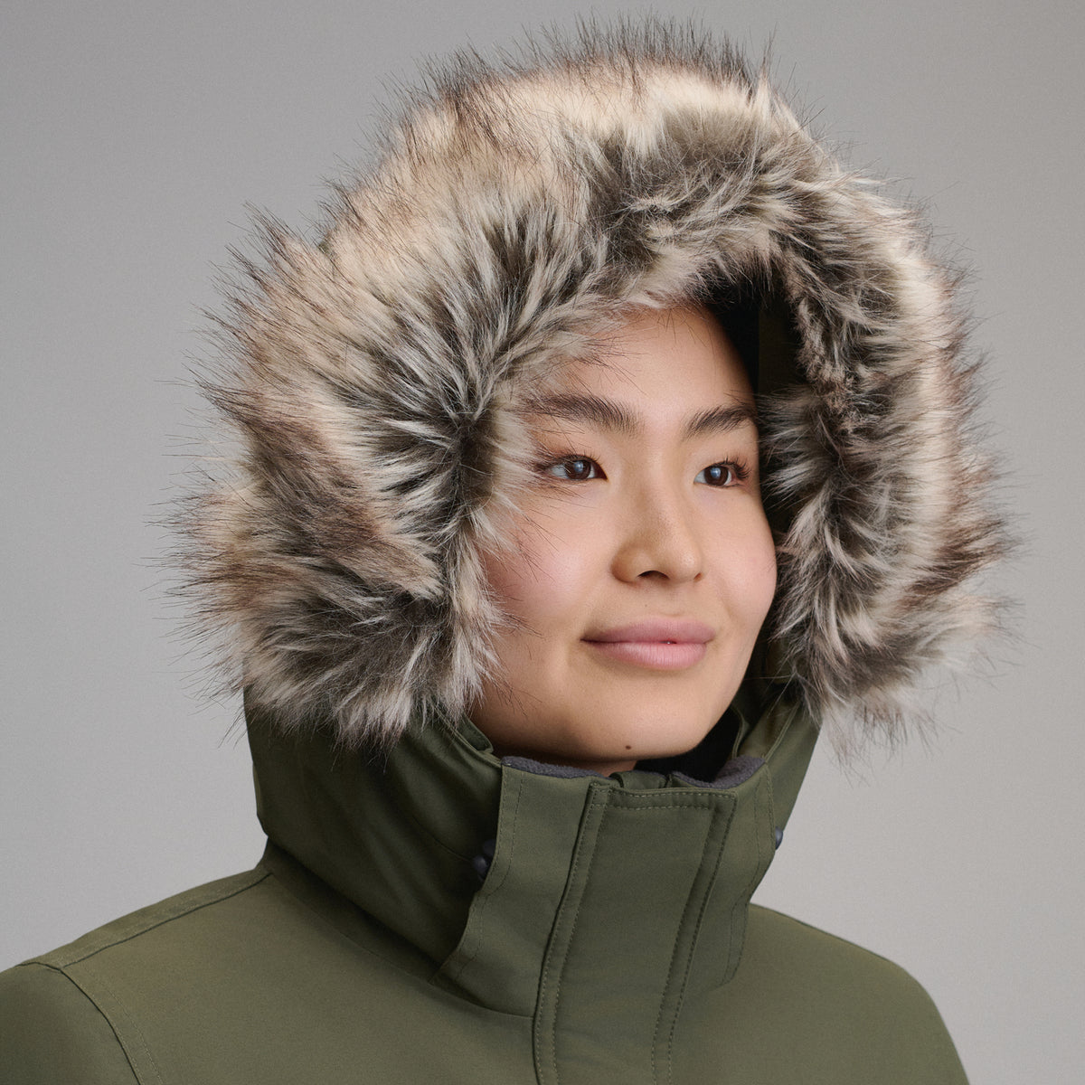 Women's Parka Superior Down-Dark Fatigue-14
