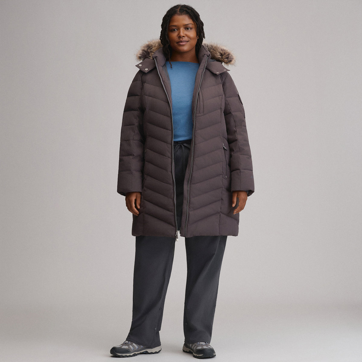 Women's Sun Valley Down Parka-Aubergine-6