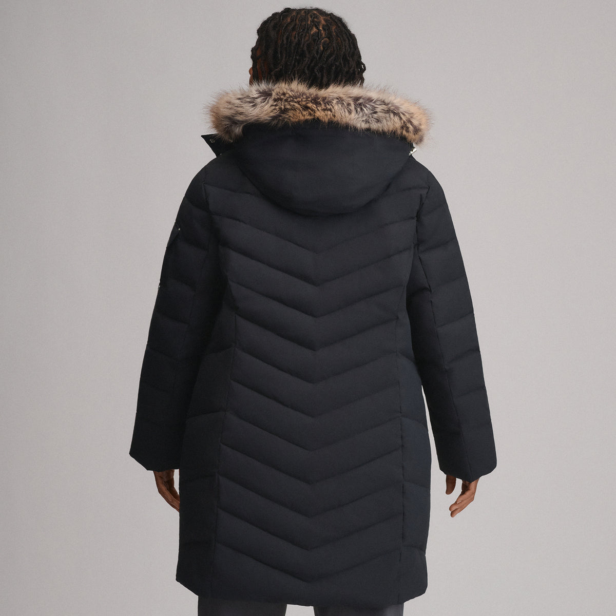 Women's Sun Valley Down Parka-Black-8