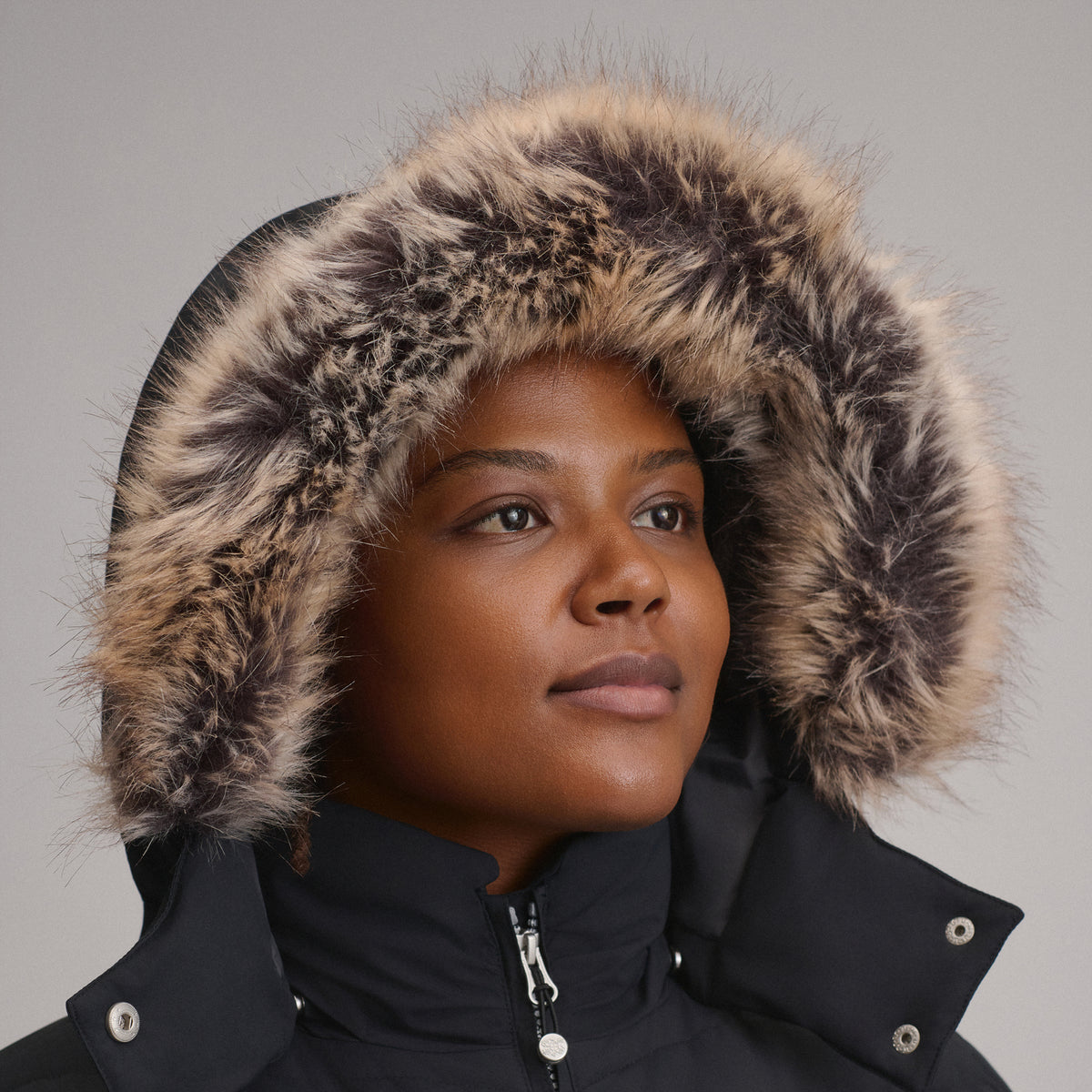 Women's Sun Valley Down Parka-Black-10