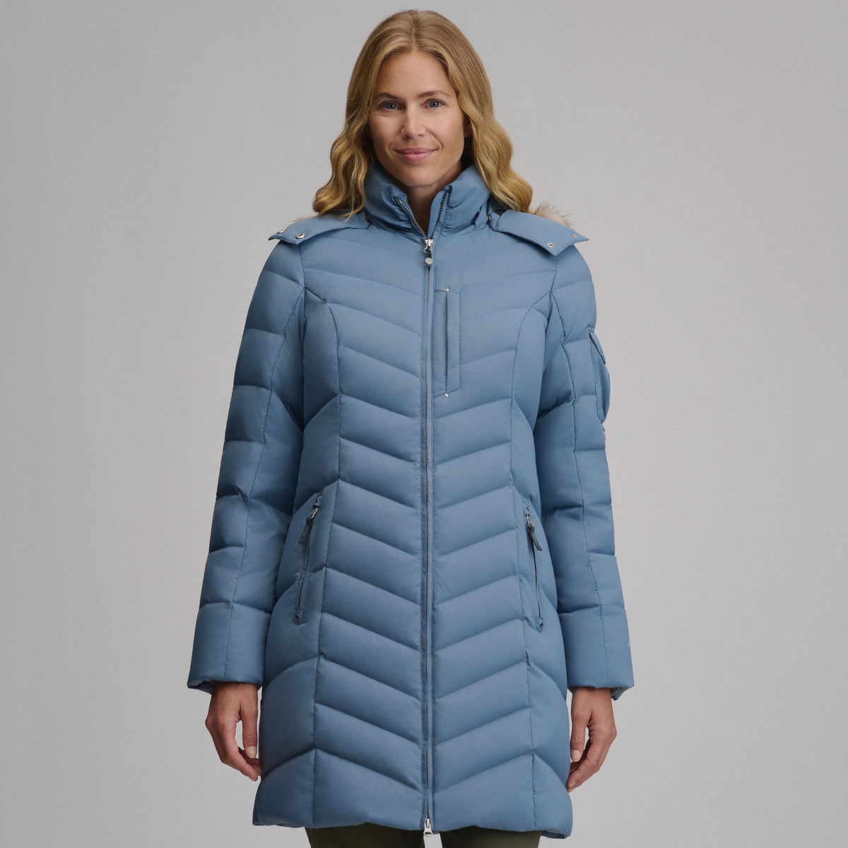 Women's Sun Valley Down Parka-Dark Horizon-1