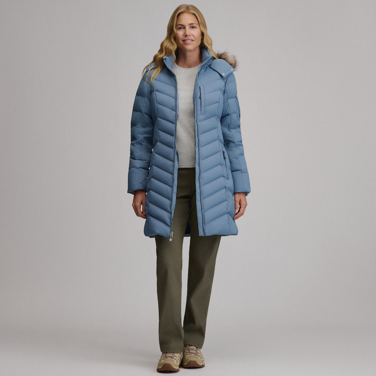 Women's Sun Valley Down Parka-Dark Horizon-5