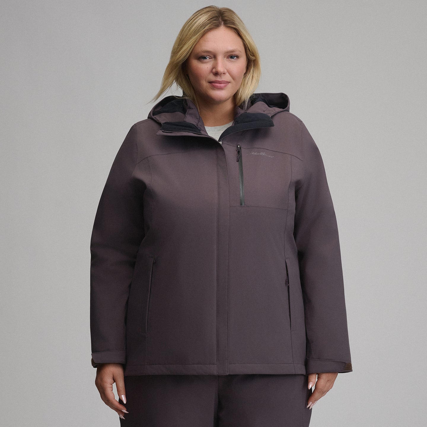 Women's Powder Search Insulated 3-in-1 Jacket-Aubergine-1